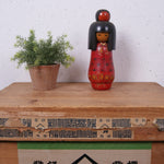 large-red-sosaku-kokeshi-doll-1