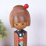 Medium Sosaku Kokeshi Wooden Japanese Doll