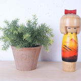 Medium Sosaku Kokeshi Wooden Japanese Doll