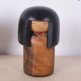 Medium Sosaku Kokeshi Wooden Japanese Doll