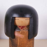 Medium Sosaku Kokeshi Wooden Japanese Doll