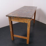 Children's Vintage School Art Table