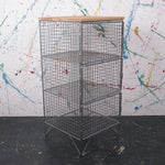 single-metal-locker-wooden-top-4