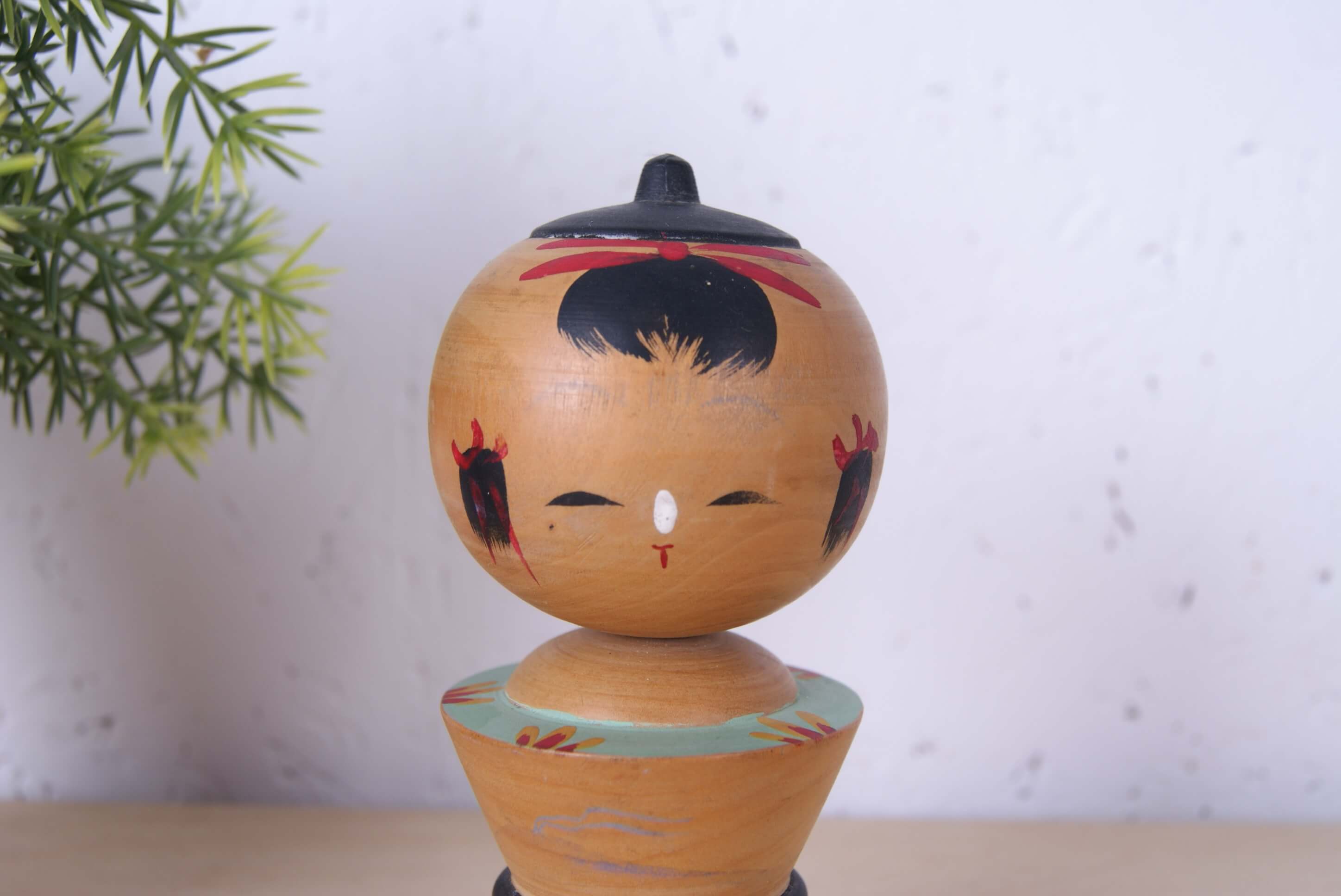 Small Sosaku Kokeshi Wooden Japanese Doll