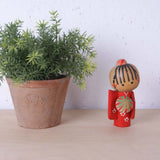 Small Sosaku Kokeshi Wooden Japanese Doll