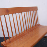 Wooden Spindle Back Bench
