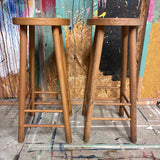 Tall Wooden Stools