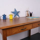 Wooden Teachers Desk with Two Drawers