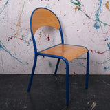 French Metal Legged Chair