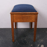 Upholstered Wooden Stool