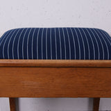 Upholstered Wooden Stool