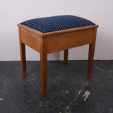 Upholstered Wooden Stool