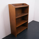 Solid Wooden Bookcase with Two Adjustable Shelves