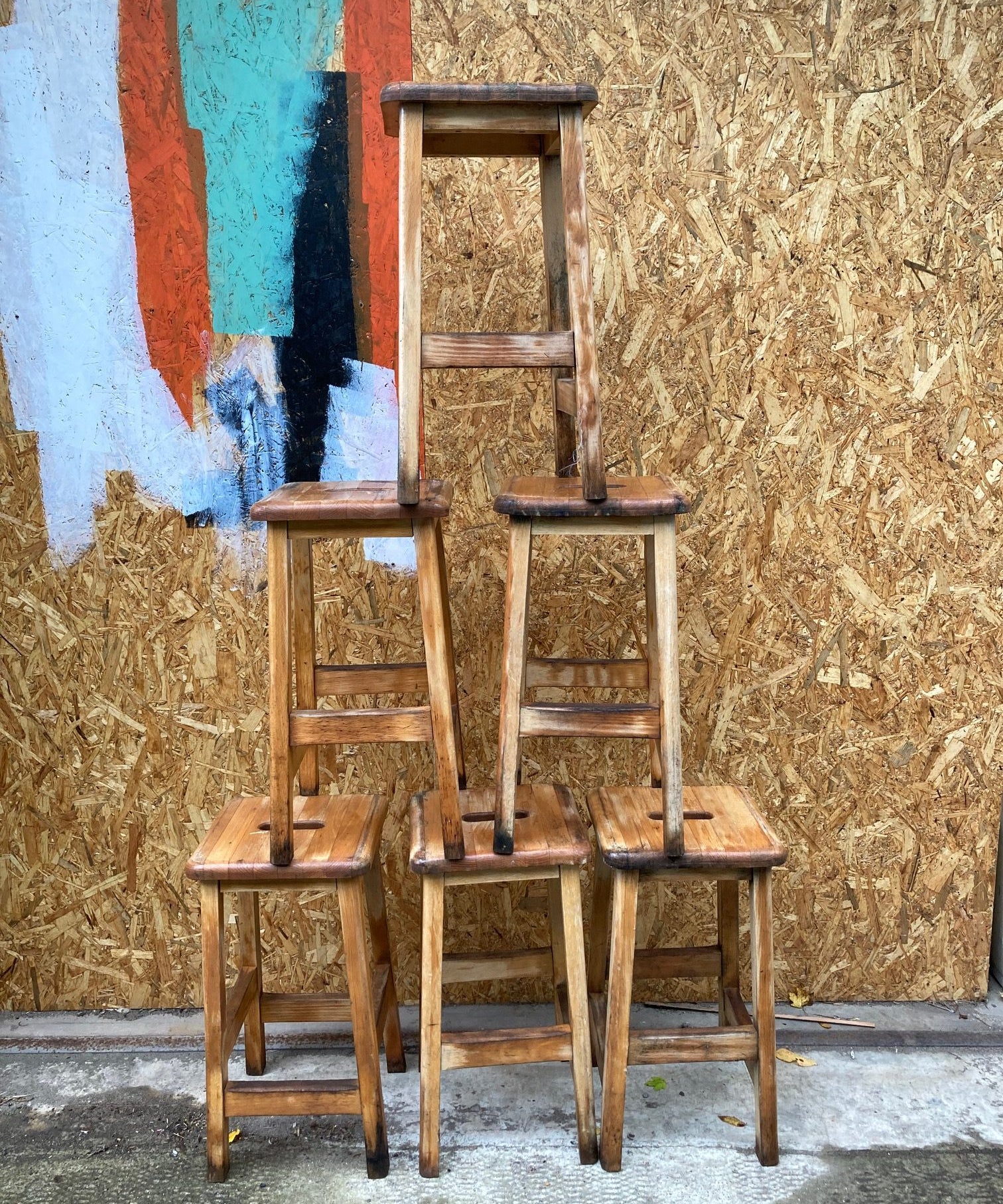 wooden-lab-bench-stools-1
