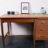 Wooden Teachers Desk with Drawers