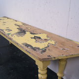 wooden-yellow-bench-2