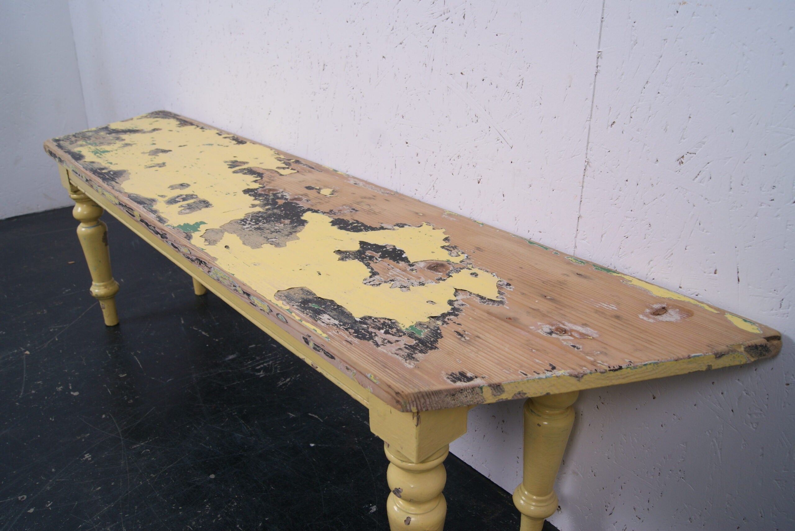 wooden-yellow-bench-2