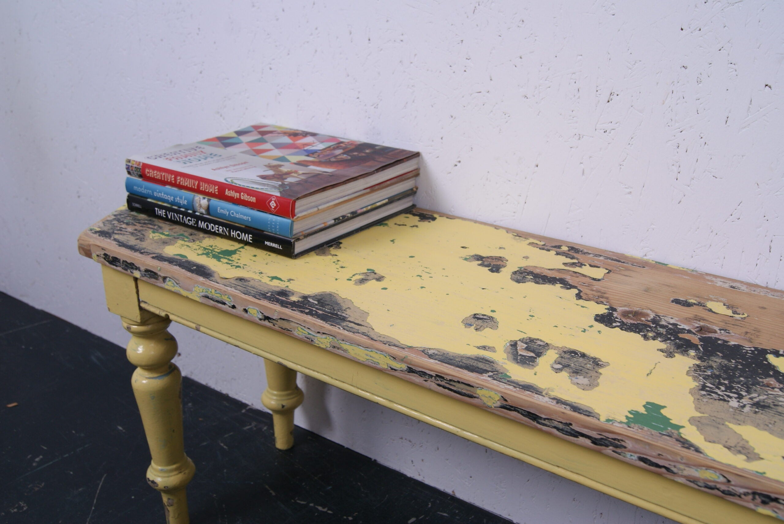 wooden-yellow-bench-7