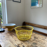 Vintage Yellow Basket